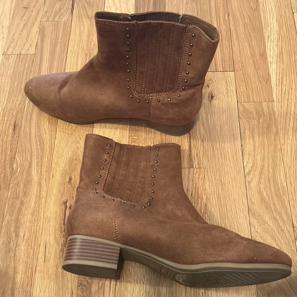 A2 by Aerosoles Saddle Suede Bootie - Picture 2 of 4